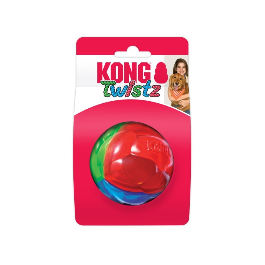 Kong Perro Twistz Pelota Largue