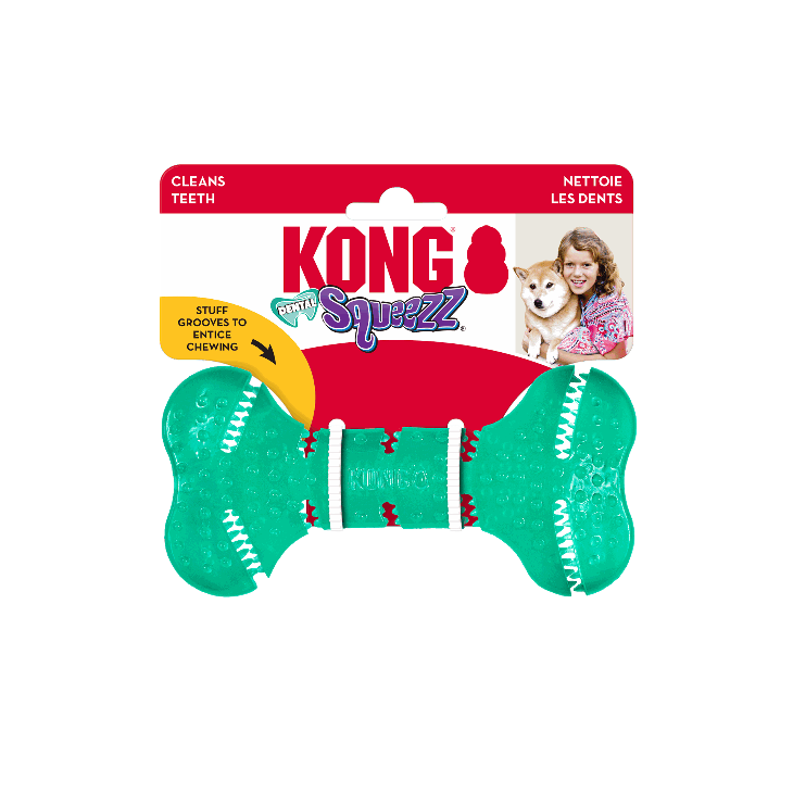 Kong Perro Squeezz dental bone Medium
