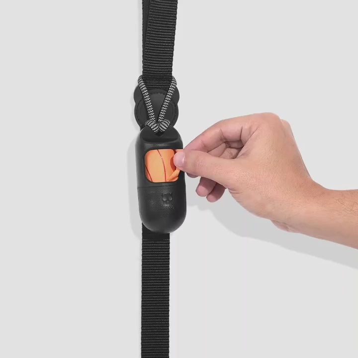 Dispensador de bolsas negro