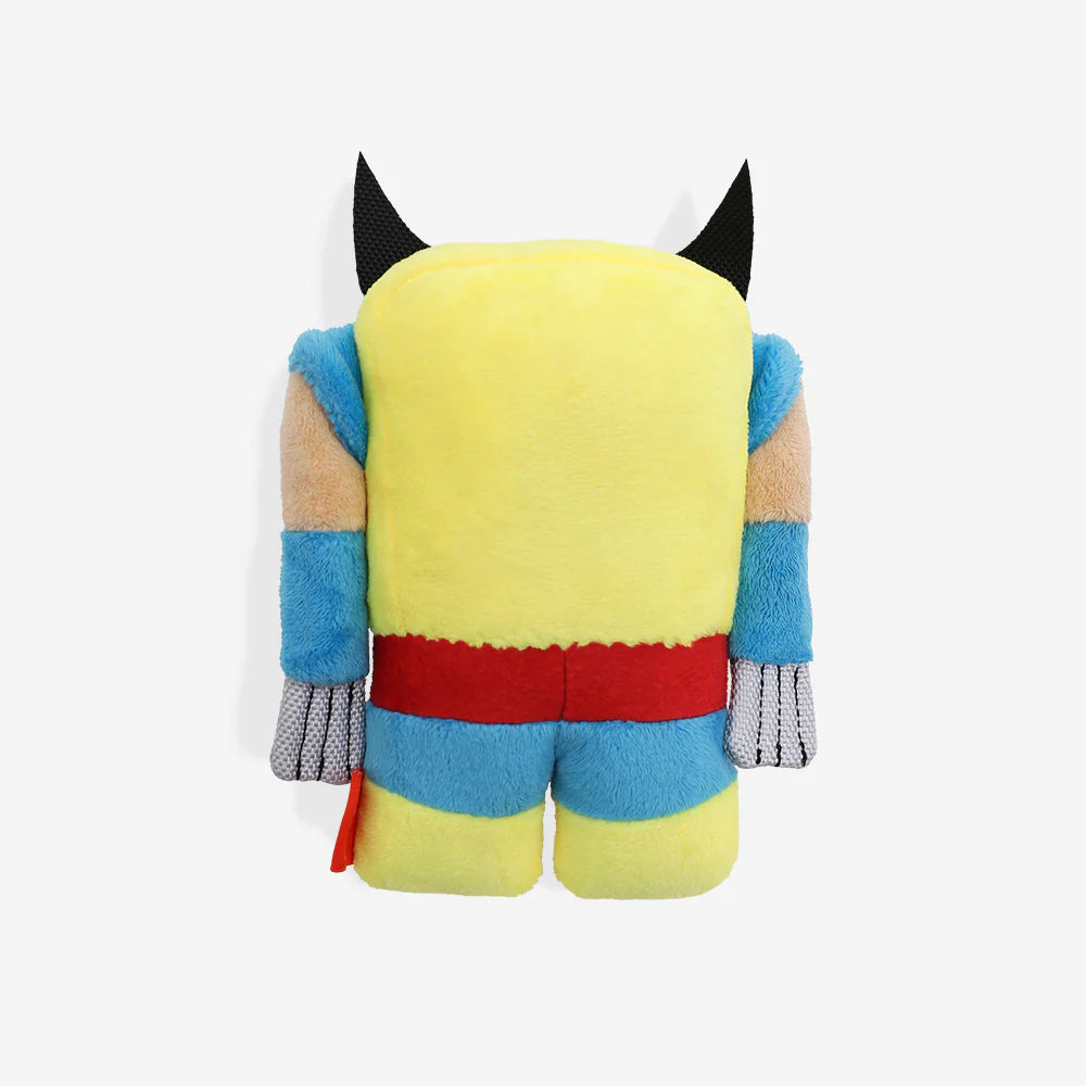 Juguete peluche Wolverine para perros 2 en 1